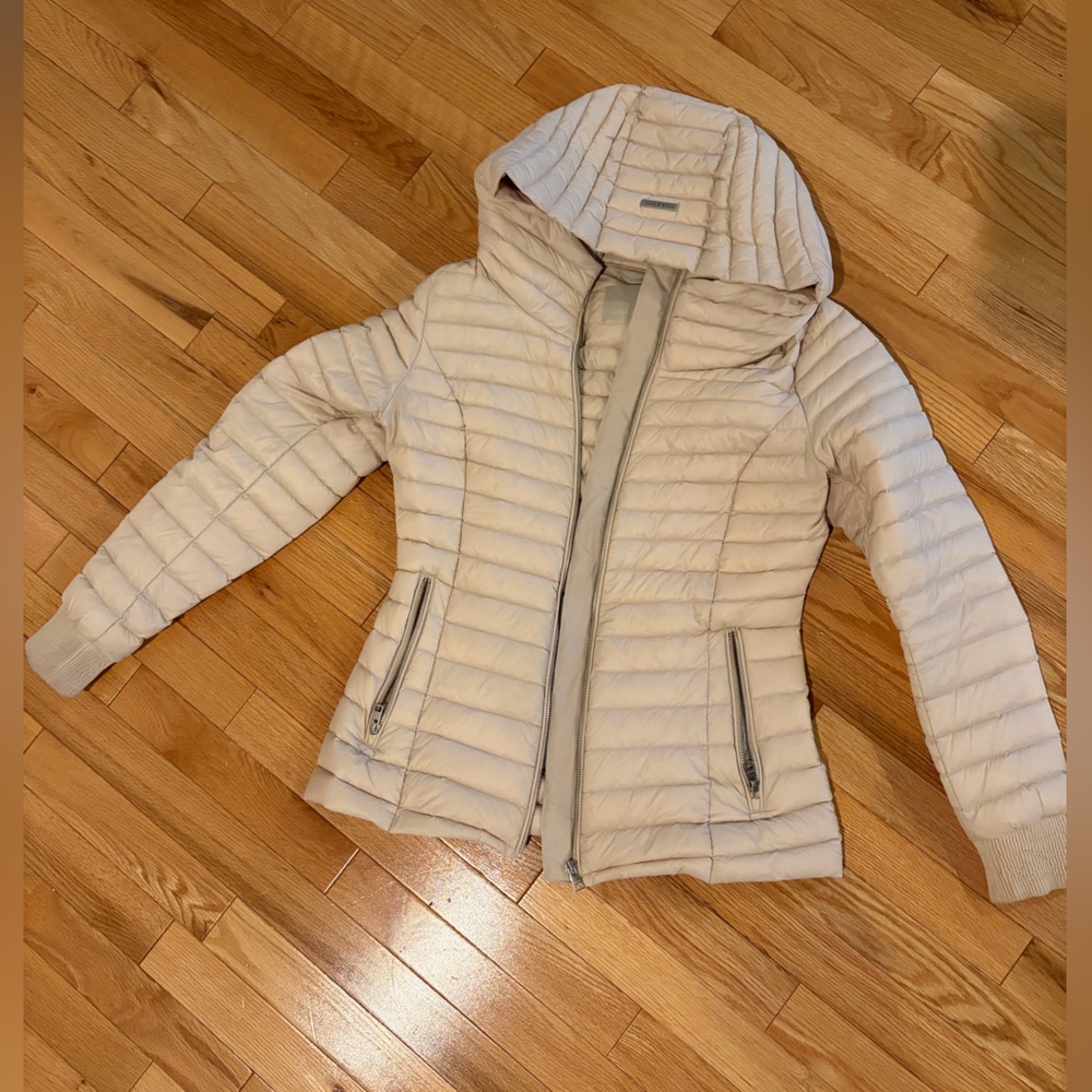 Soia & Kyo Beige Puffer Jacket - Picture 2 of 6